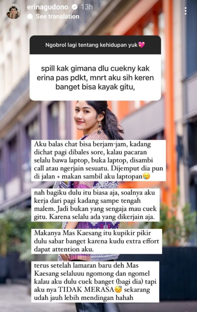 Erina Gudono Kena Omel Kaesang Gegara Kelewat Cuek