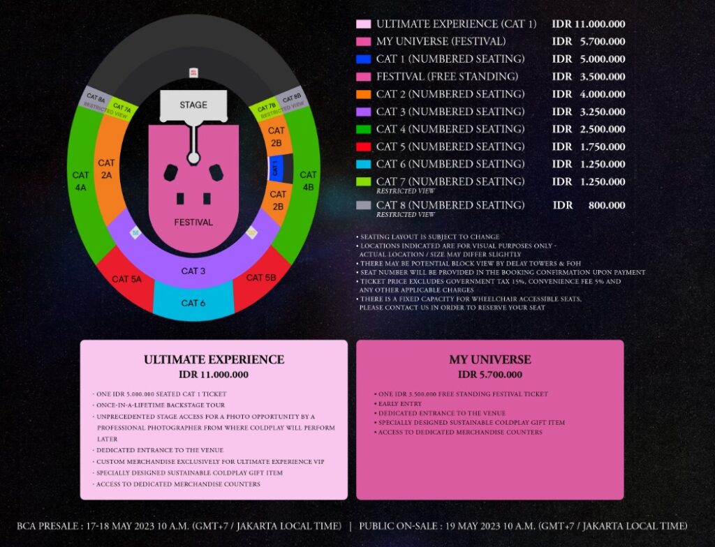 Tiket Konser Coldplay Mulai Dijual Besok, Ini Cara Dapatkan Tiketnya!